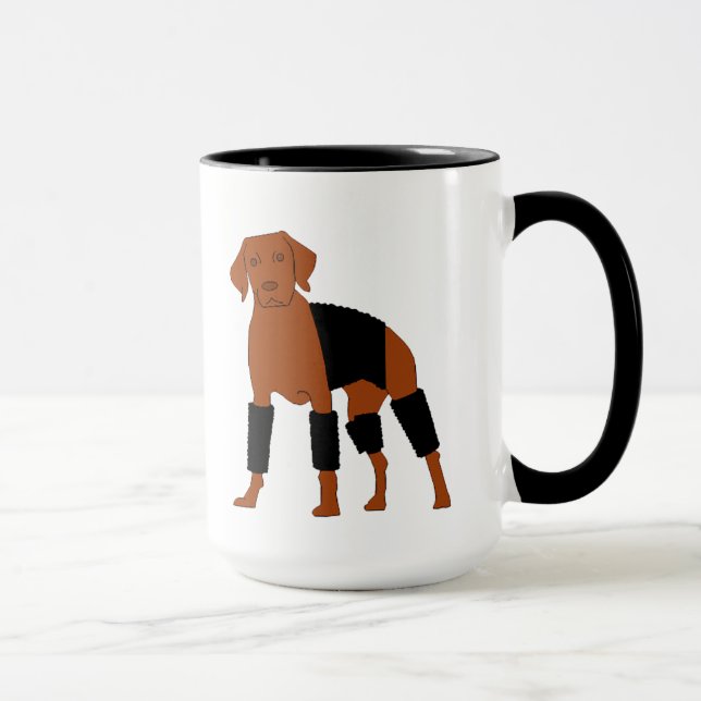 Vizsla la tasse de chien de Velcro (Droite)