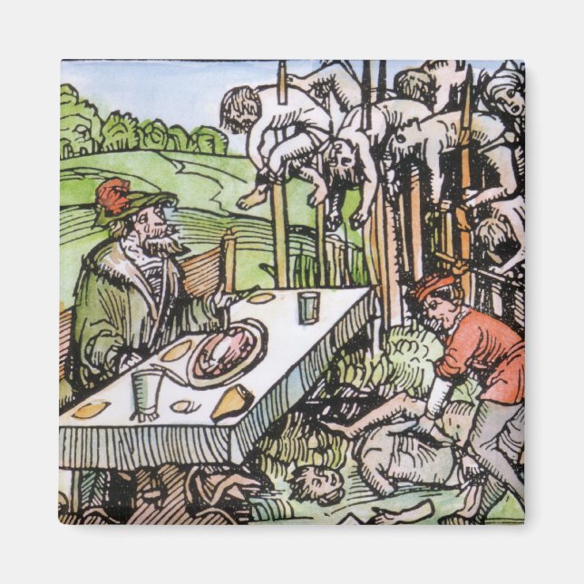 Vlad the Impaler Dinner Magnet (Devant)