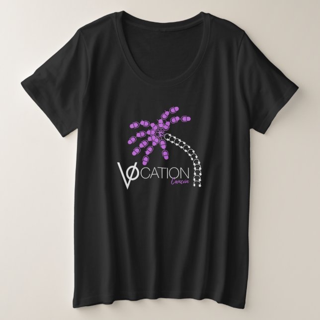 VOcation Cancun Femmes Plus T-shirt (Design devant)