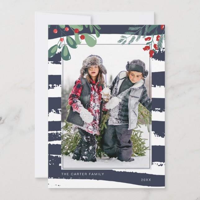 Vœux chaleureux | Carte de vacances photo (Devant)