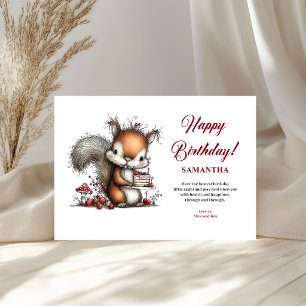 Vœux d'anniversaire aux animaux doux et fantaisist
