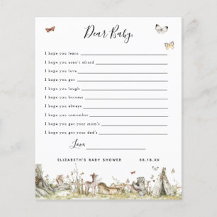 Vœux de bébé chéris Jeu de baby shower