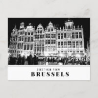 Voeux de Bruxelles Carte postale