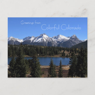Voeux de Colorado Carte postale