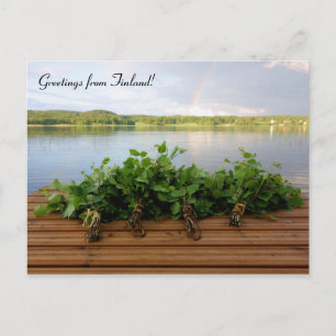 Voeux de la Finlande carte postale