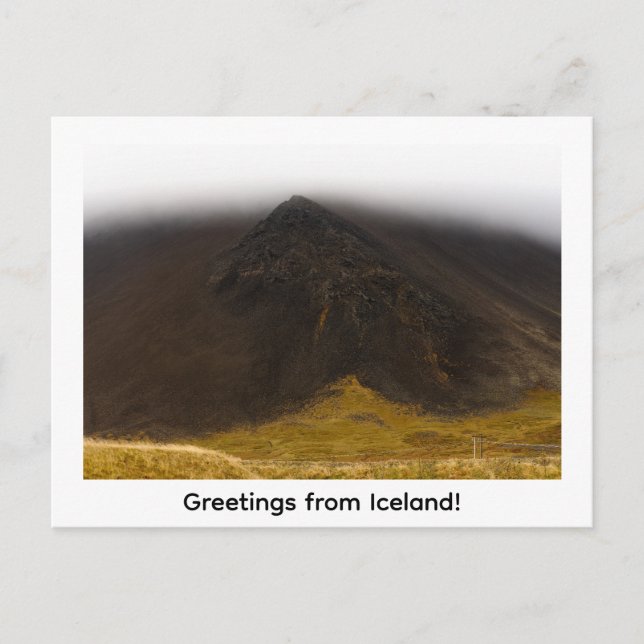 Voeux de l'Islande carte postale (Devant)