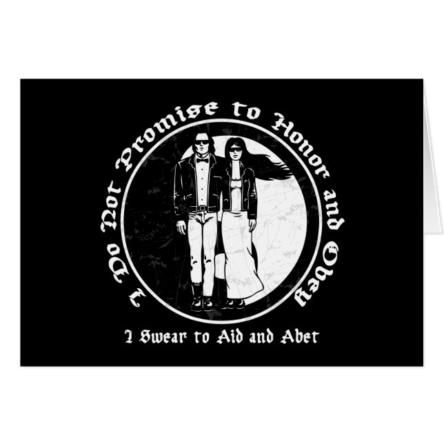 Voeux de mariage (Devant horizontal)