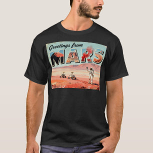 Voeux de Mars Retro Sci-Fi T-shirt