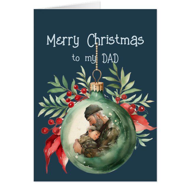 Voeux de Noël & Amour pour DAD (Devant)