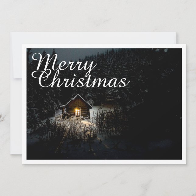 Vœux de Noël avec Maison de Sorcière (Devant)