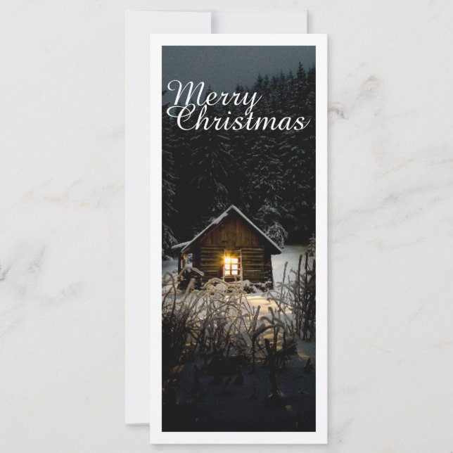 Vœux de Noël avec Maison de Sorcière (Devant)