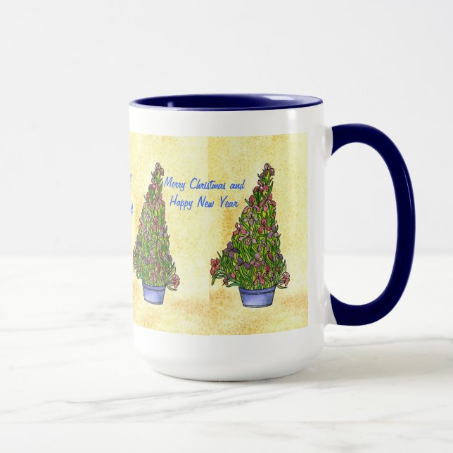 voeux de Noël Iris Mug (Droite)