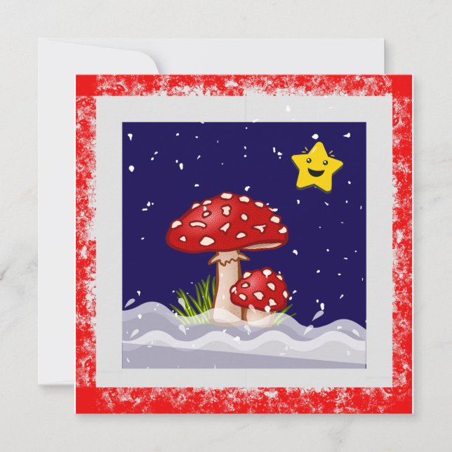 Vœux de Noël, jours enneigés (Devant)