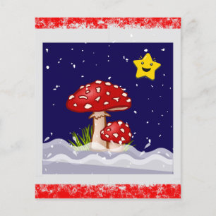 Vœux de Noël, jours enneigés