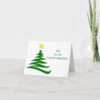 *VŒUX DE NOËL/NOUVEL AN* CARTE DE VOISIN