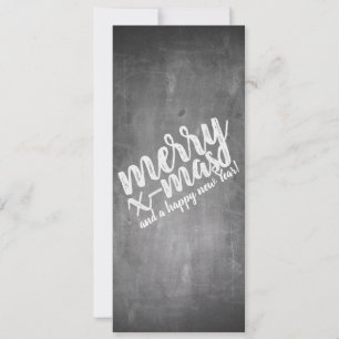Vœux de Noël sur le tableau noir
