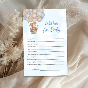 Vœux de nounours pour bébé
