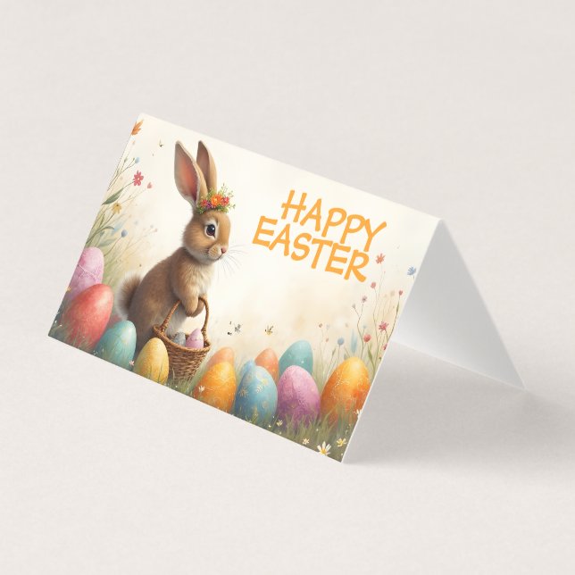 Vœux de printemps du lapin de Pâques (Front)