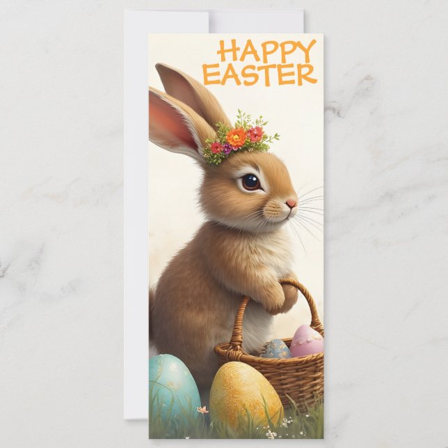 Vœux de printemps du lapin de Pâques (Devant)