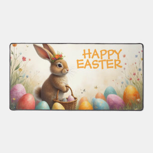Vœux de printemps du lapin de Pâques