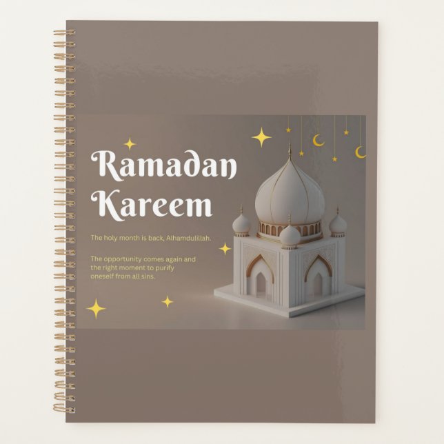 Vœux de Ramadan en calligraphie arabe élégante (Devant)