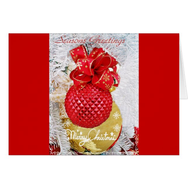 Vœux de saison,Joyeux Noël_ (Devant horizontal)