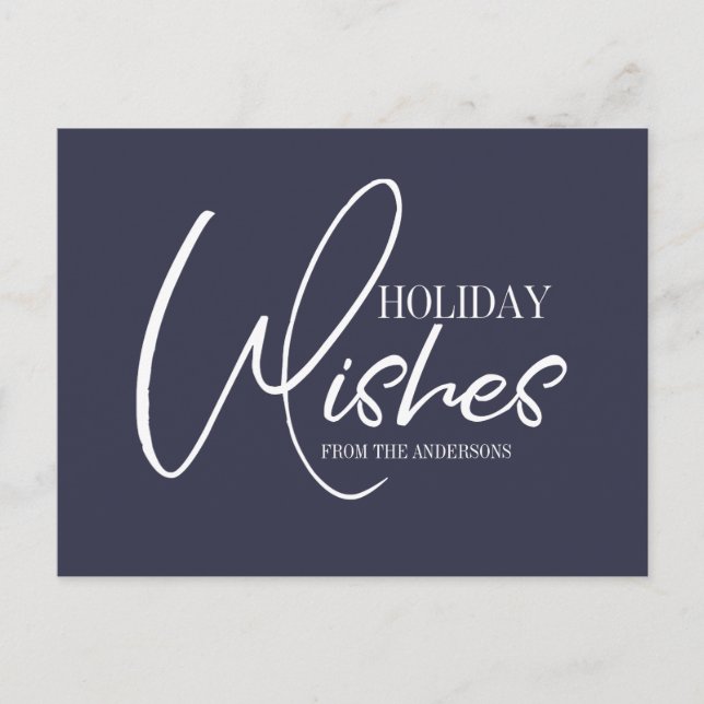 Vœux de vacances Carte de Noël (Devant)