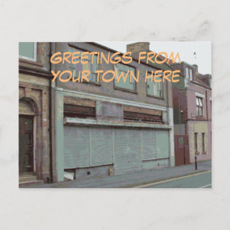 Voeux de votre ville carte postale personnalisable