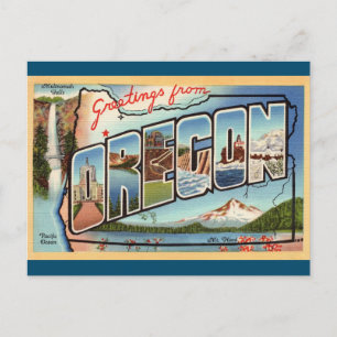 Voeux de voyage Oregon Carte postale