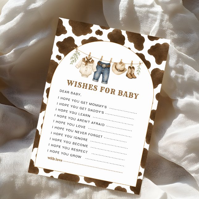 Vœux d'impression de vache pour jeu de bébé Little (Créateur téléchargé)