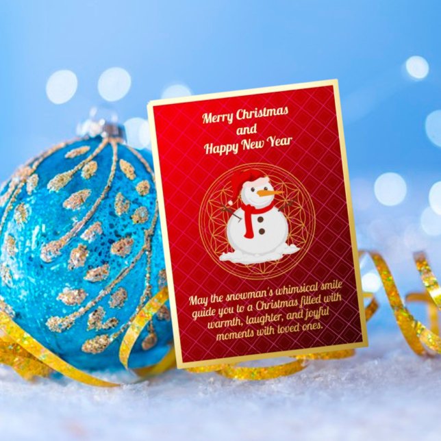 Vœux En Aluminium Carte à huile de Noël Whimsman (Créateur téléchargé)