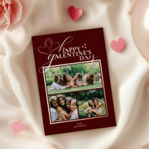Carte de Galentines moderne élégante chic avec pho