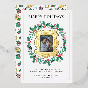 Vœux En Aluminium Carte de Noël avec photo FRIENDS™