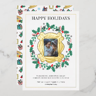 Vœux En Aluminium Carte de Noël FRIENDS™ Photo