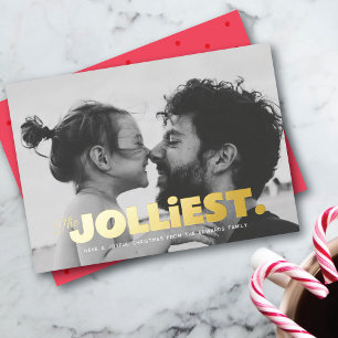 Vœux En Aluminium Carte de Noël la plus belle photo de Foil