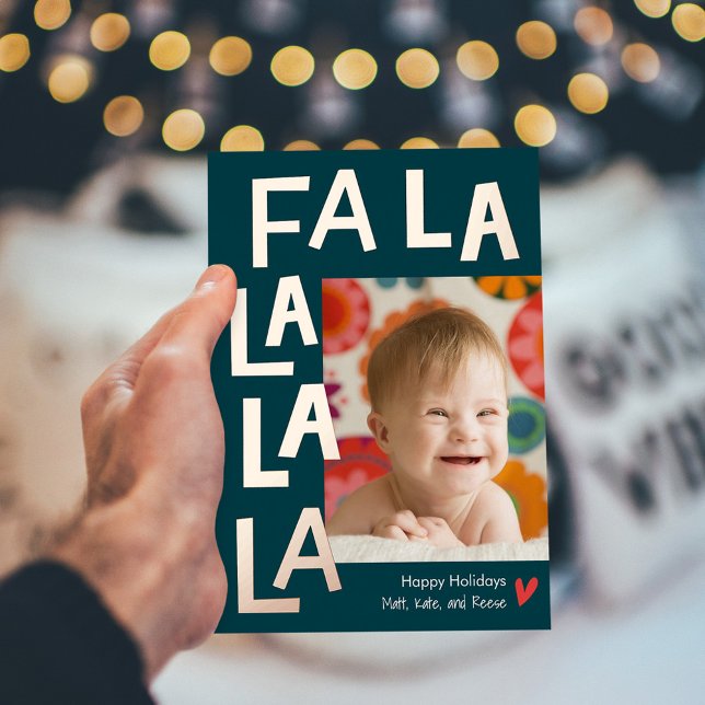 Vœux En Aluminium Fun Song Foil Carte de Noël Carte photo de vacance (Créateur téléchargé)