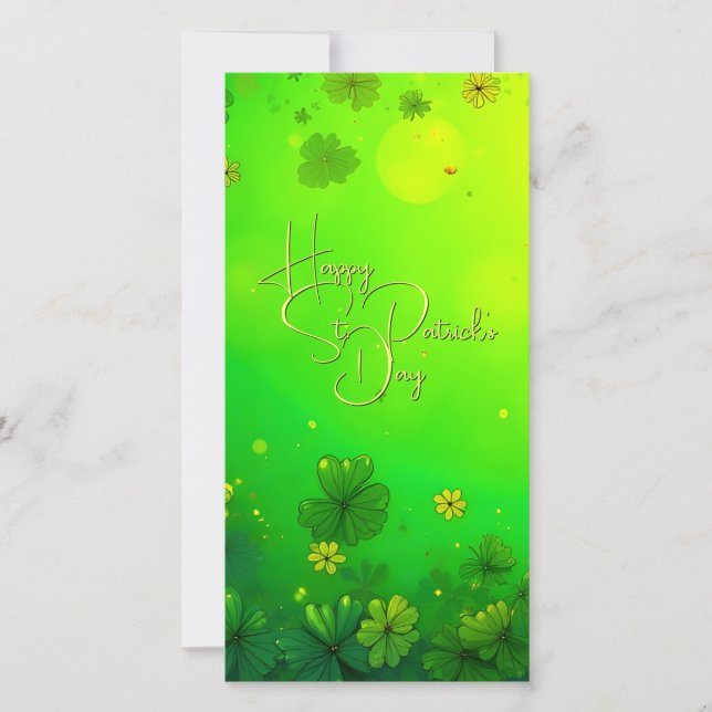 Vœux festifs de la Saint-Patrick (Devant)