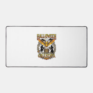 Vœux Halloween Grand-Père Chauve-Souris Chaudron d