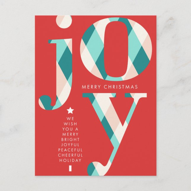 Voeux Joyeux - Joyeuse carte de Noël (Devant)