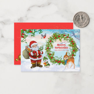 "Voeux les plus chauds : une carte de Noël déborda