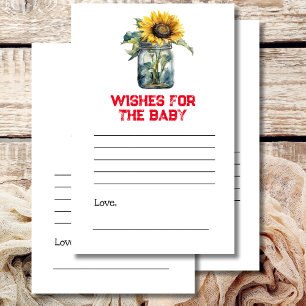 Voeux pour baby shower jeu Baby shower BBQ