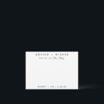 Voeux pour la nouvelle carte de conseil M & Mme Bl<br><div class="desc">Utilisez cette carte de voeux moderne à votre fête pour que les invités laissent une note personnelle à l'invité d'honneur. Ajoutez vos informations sur le formulaire modèle. Le menu d'édition avancée vous permet de modifier les couleurs et les polices.</div>