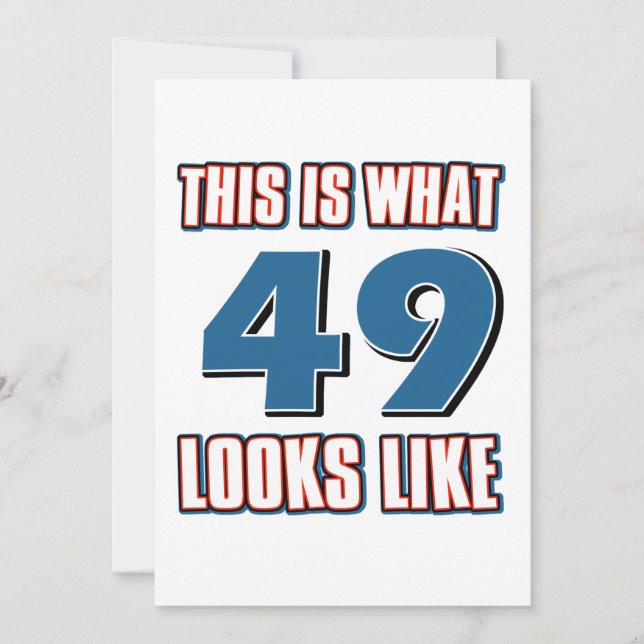 Voici à quoi ressemble 49 ans (Devant)