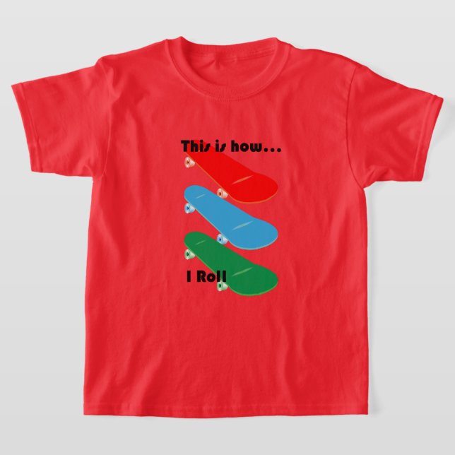 Voici comment je roule Design - T-shirt de base po (Poser)