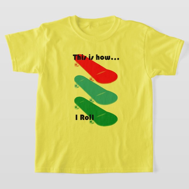 Voici comment je roule Design - T-shirt de base po (Poser)
