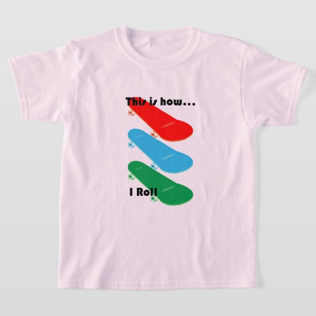 Voici comment je roule Design - T-shirt de base po (Poser)