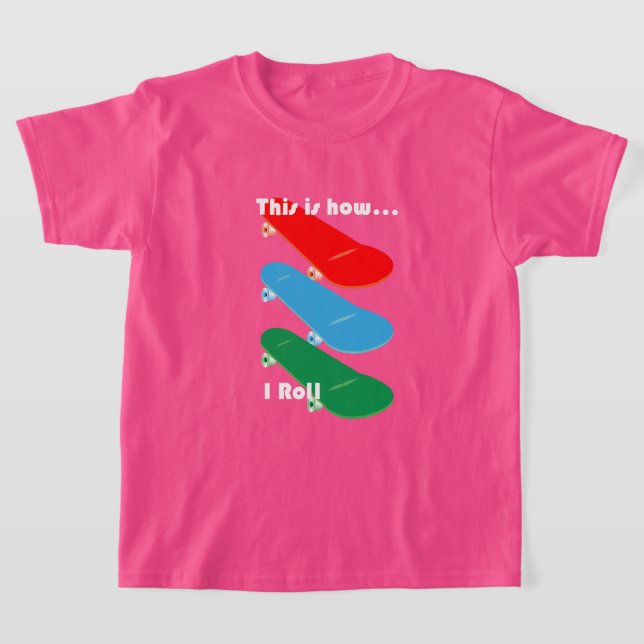 Voici comment nous roulons Design - T-shirt de bas (Poser)
