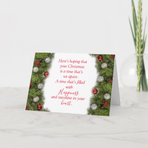 Voici la carte de voeux de Noël pliée à l’espoir