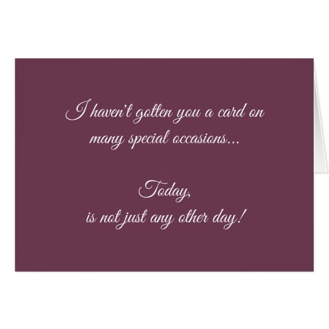 Voici la journée de votre carte (Devant horizontal)