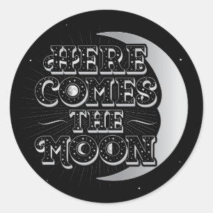 Voici la Lune / Autocollants